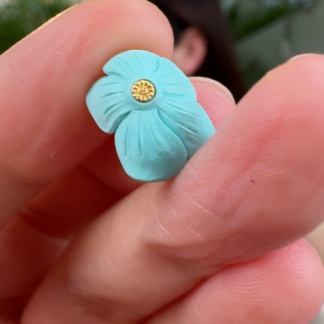 绿松石珠宝奇石未镶嵌