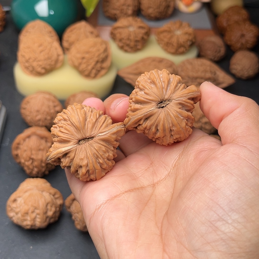 活***下把件文玩核桃平谷楼40