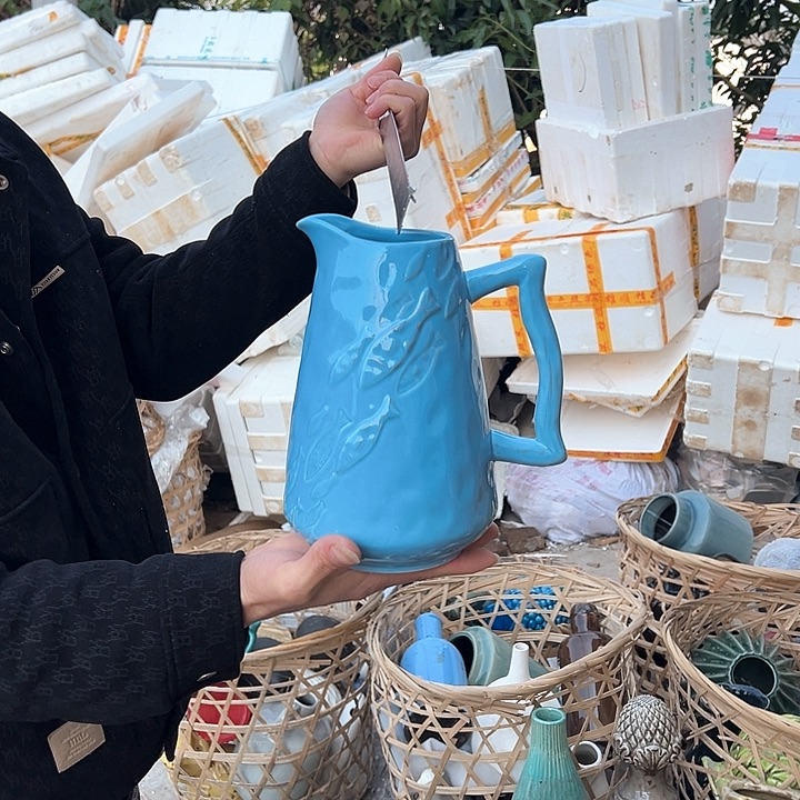 瓶高度23厘米口径8厘米微瑕捡漏