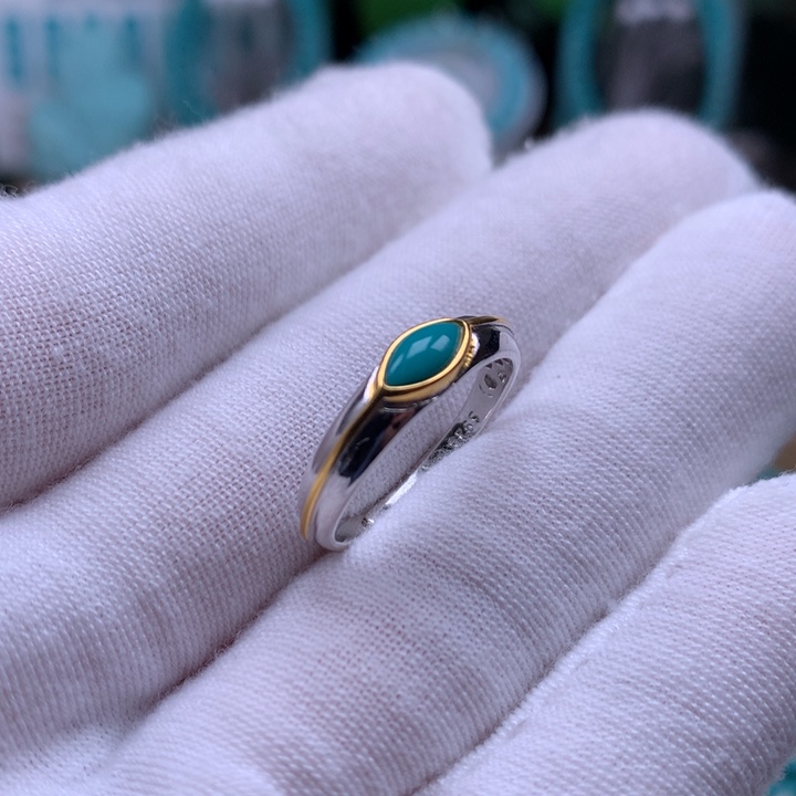 银S925镶嵌绿松石珠宝奇石