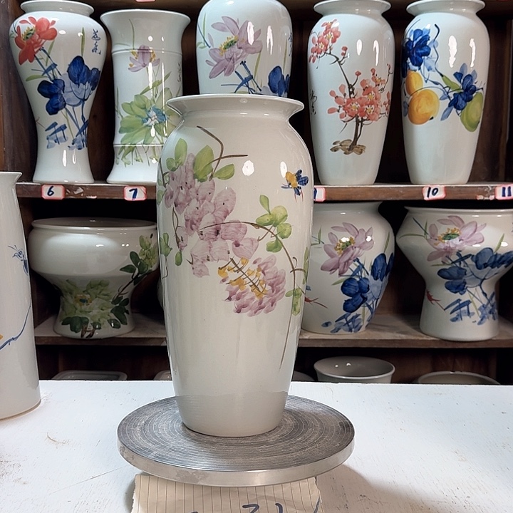 瓶高32紫藤新款陶瓷