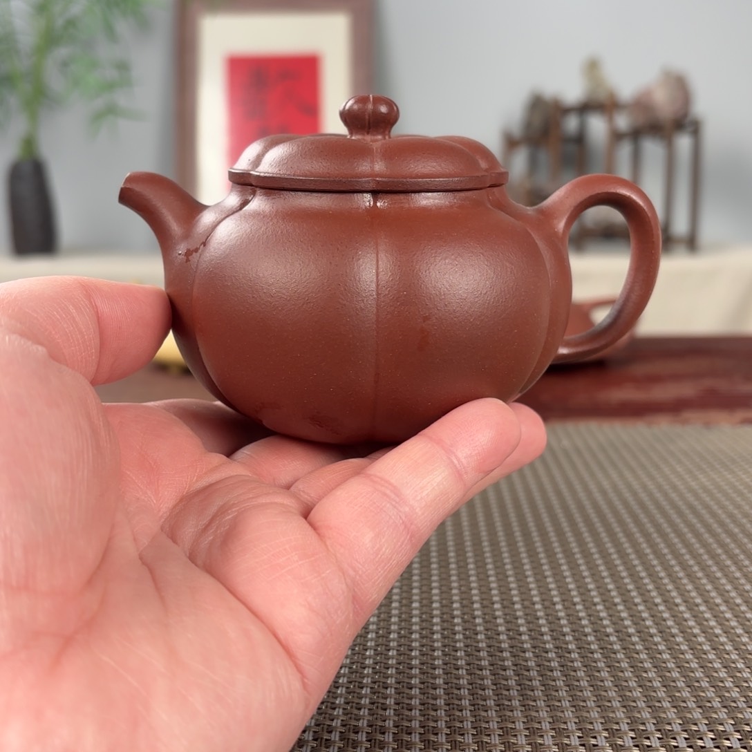 紫砂茶壶微瑕黄龙山原矿紫砂壶
