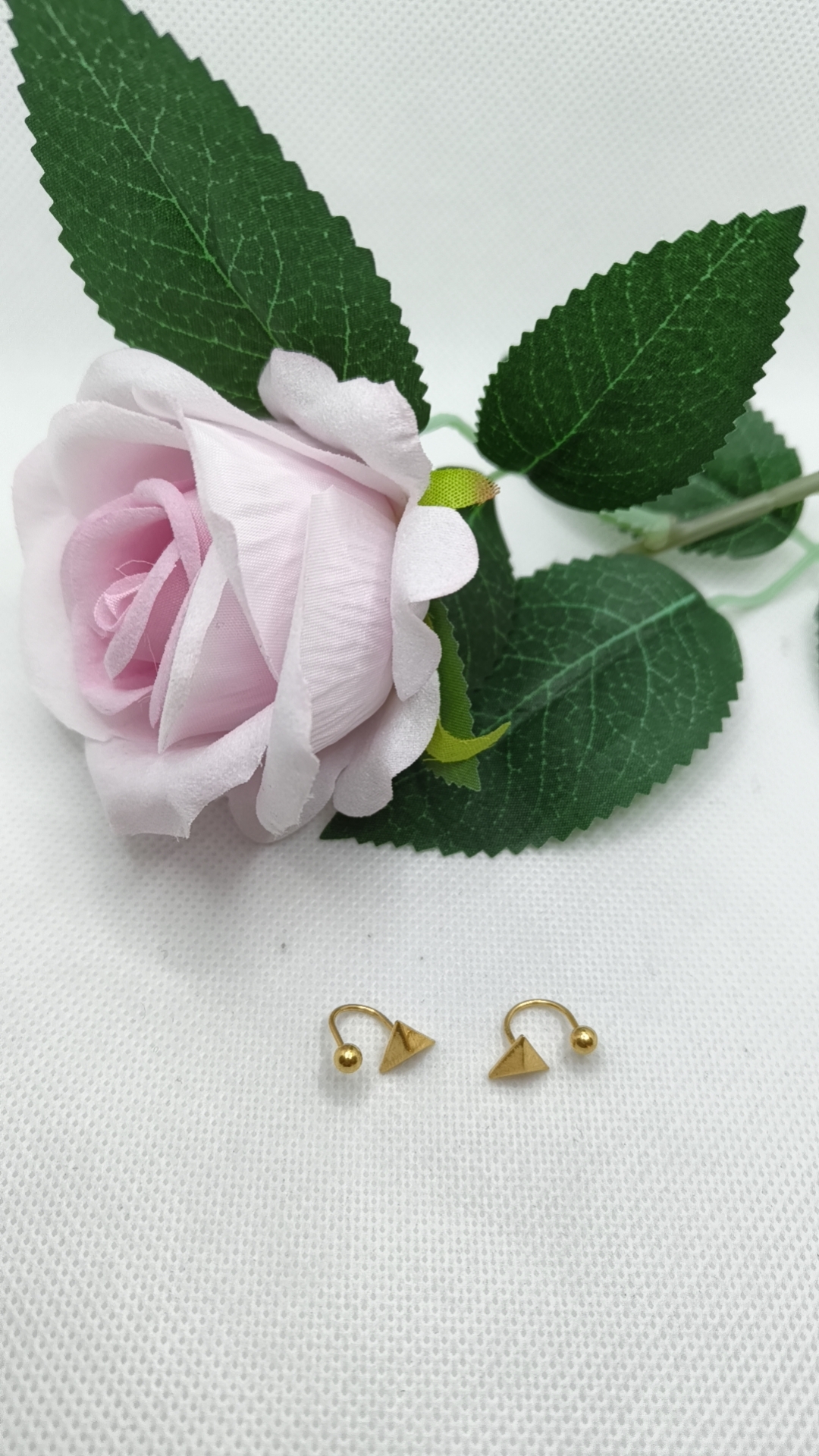 红飞珠宝足金耳饰