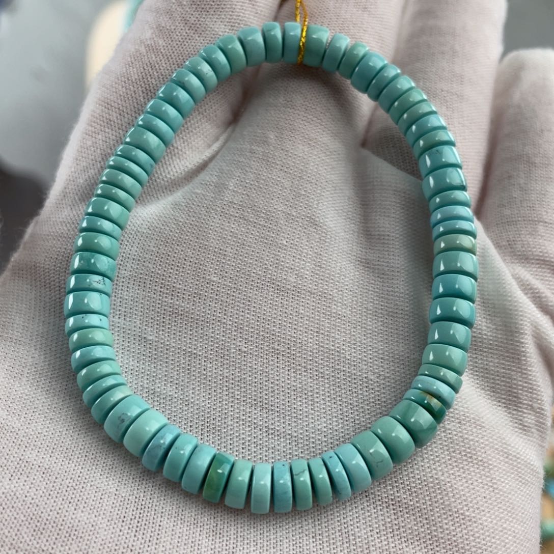 绿松石手链未镶嵌精工药片卡5+