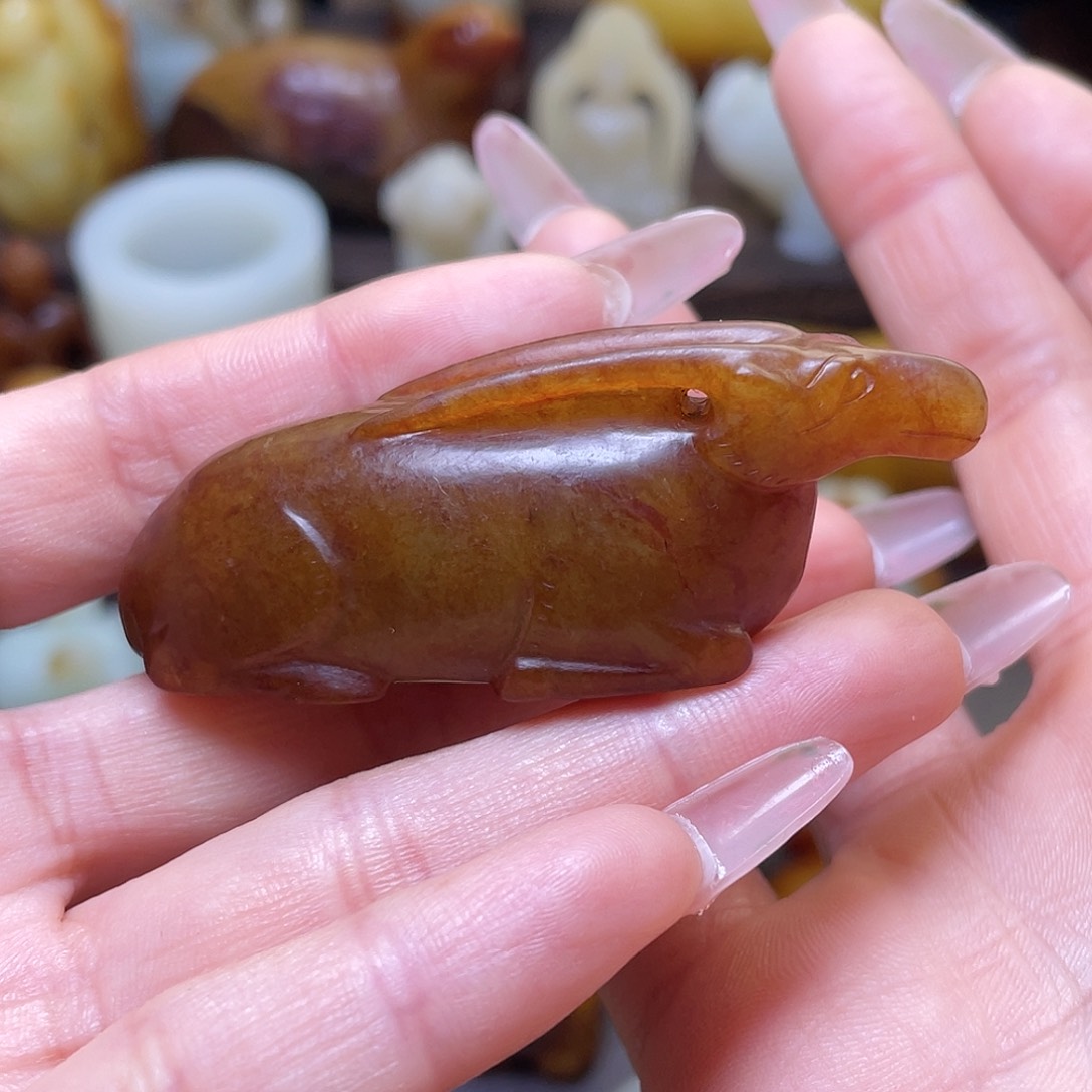 【闪购商品】和田玉未镶嵌挂件蔡