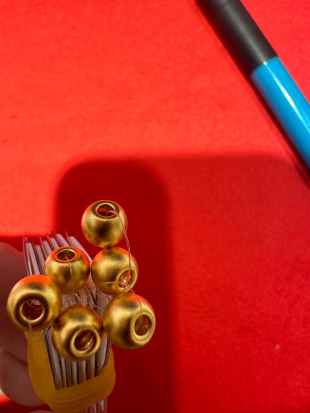 时尚足金999 卡6 古法6颗