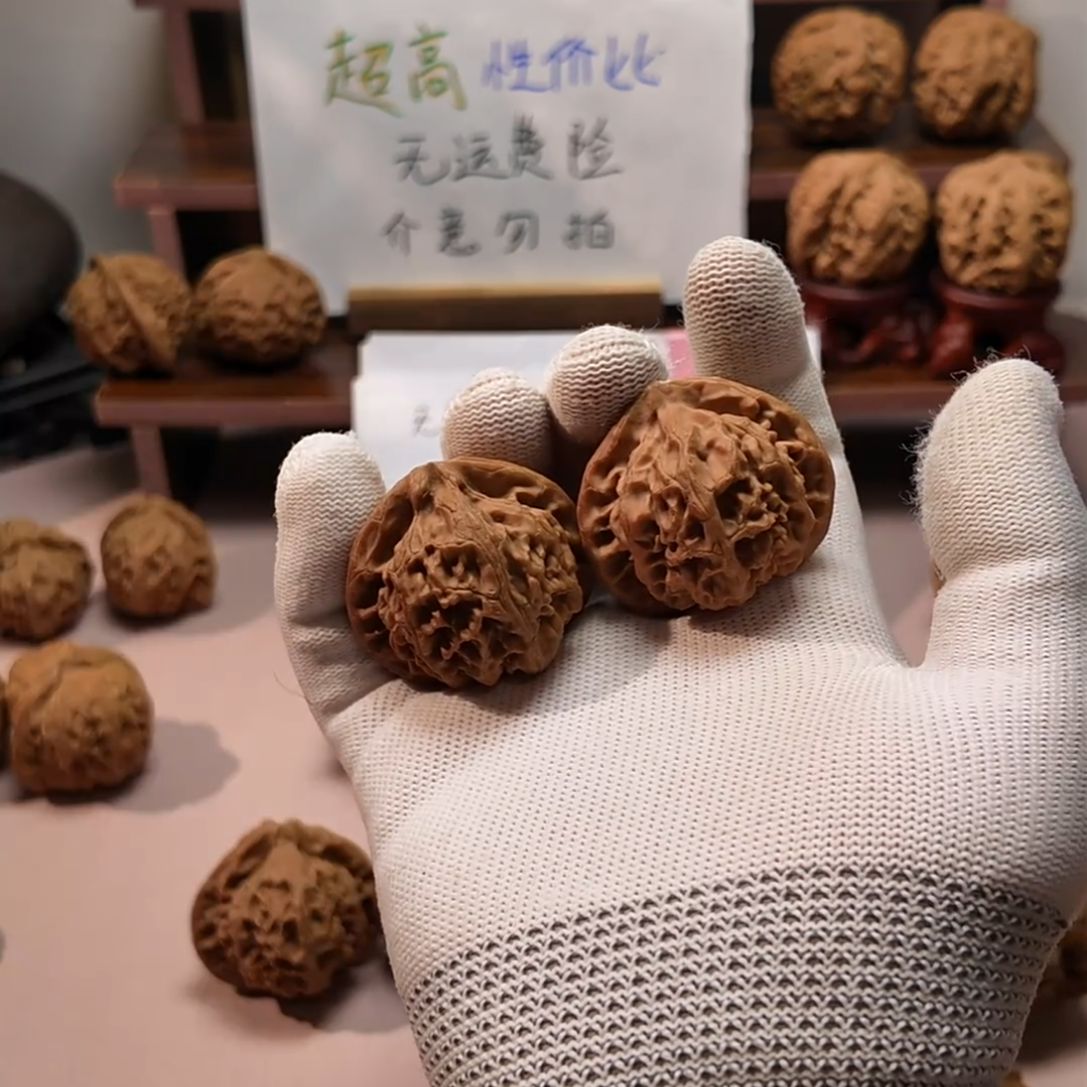 文玩核桃吊坠全品无修宫灯