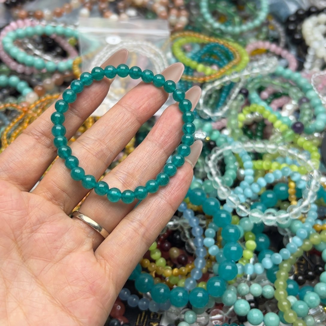 水晶手链未镶嵌天河石6