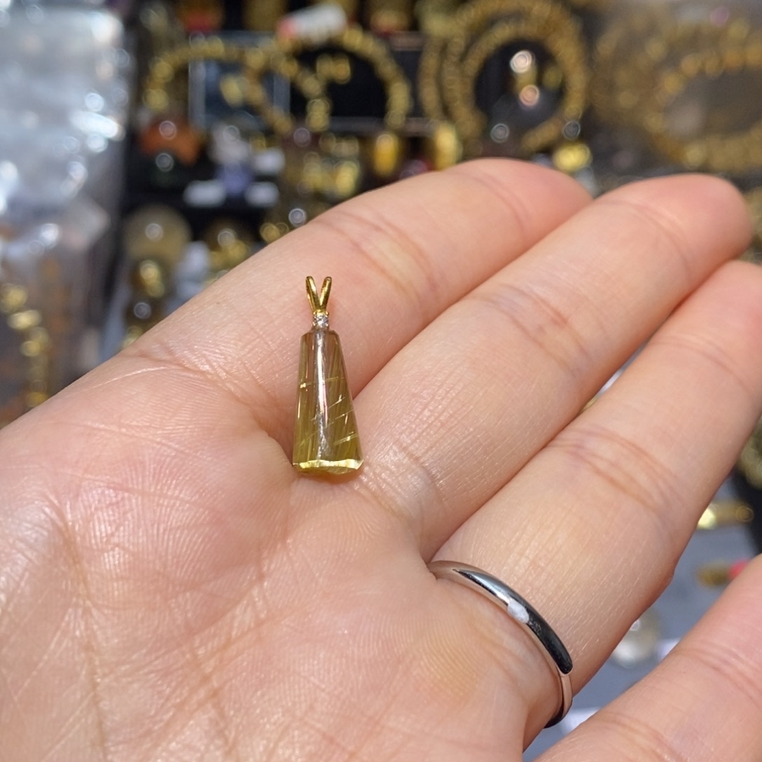 水晶未镶嵌手链吊坠