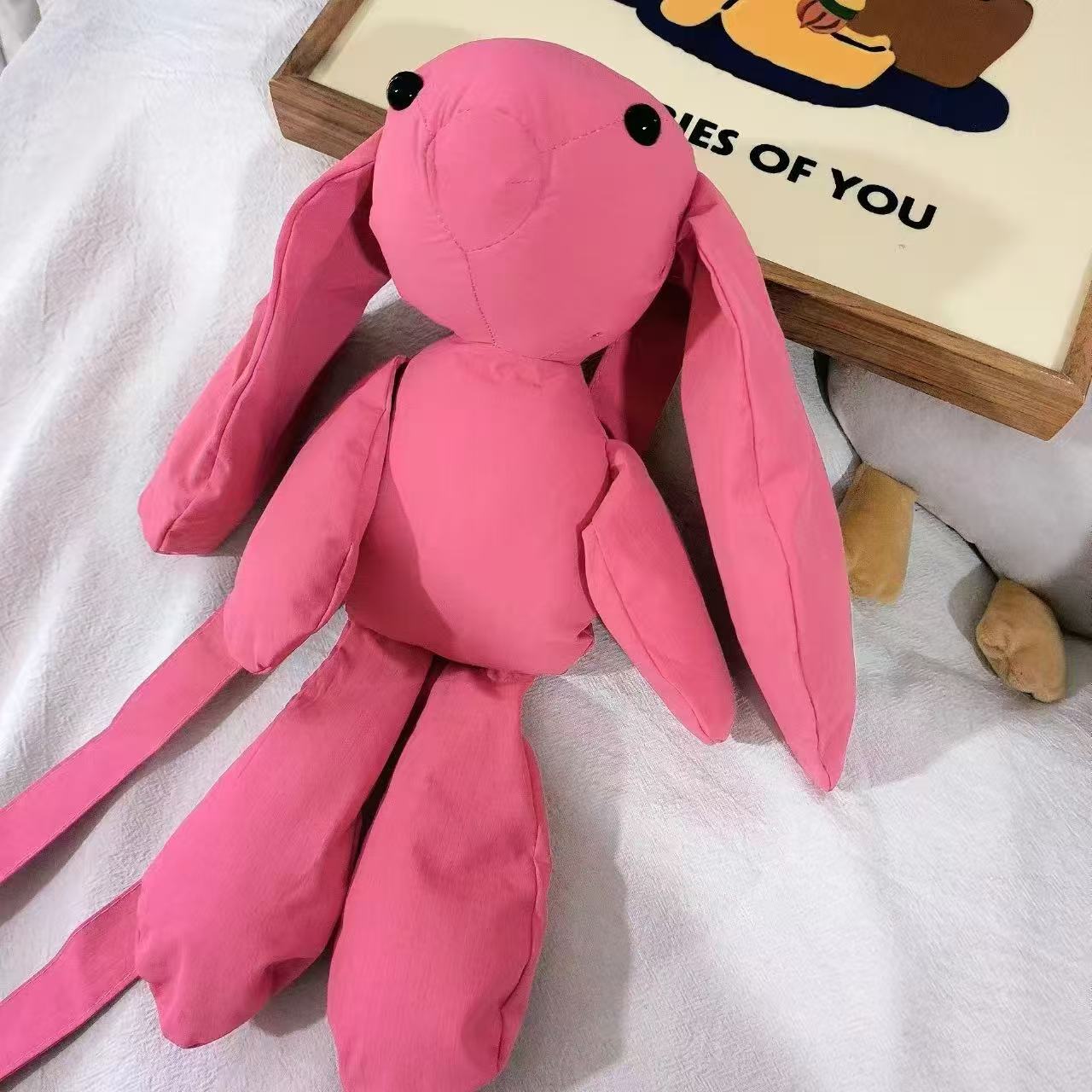 粉色小熊挂件包包