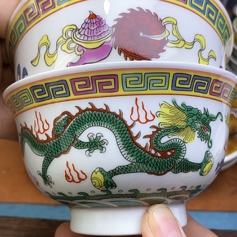 景德镇陶瓷藏式茶碗快*！