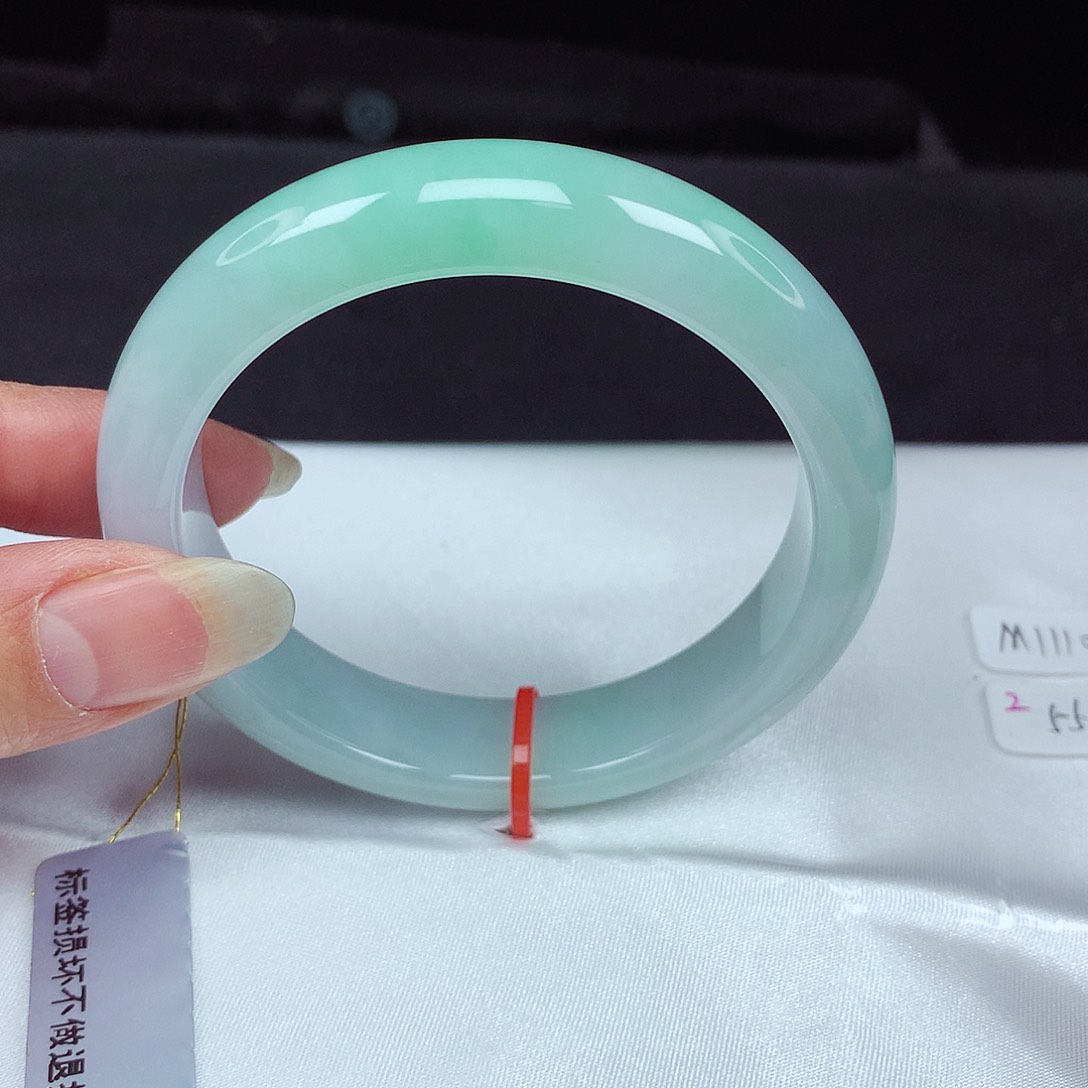 未镶嵌手镯翡翠55圈058