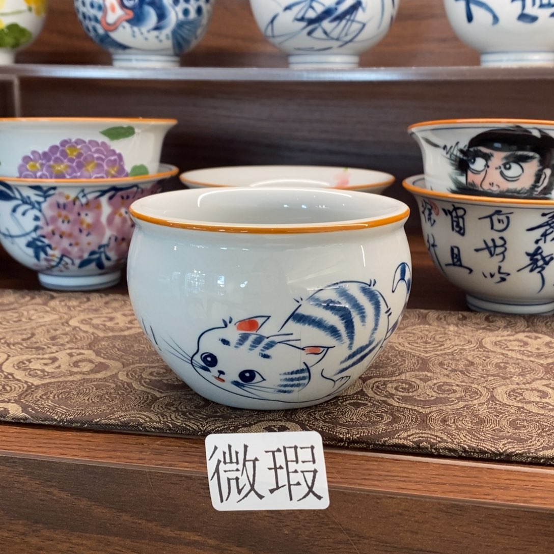 釉下彩手工绘制手工绘制