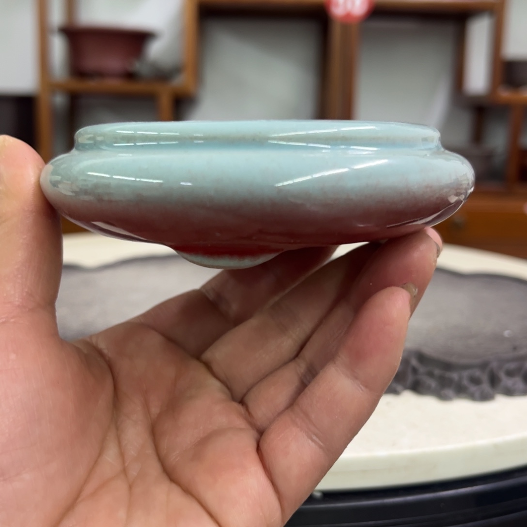 紫砂花盆瑕疵3-8。。。