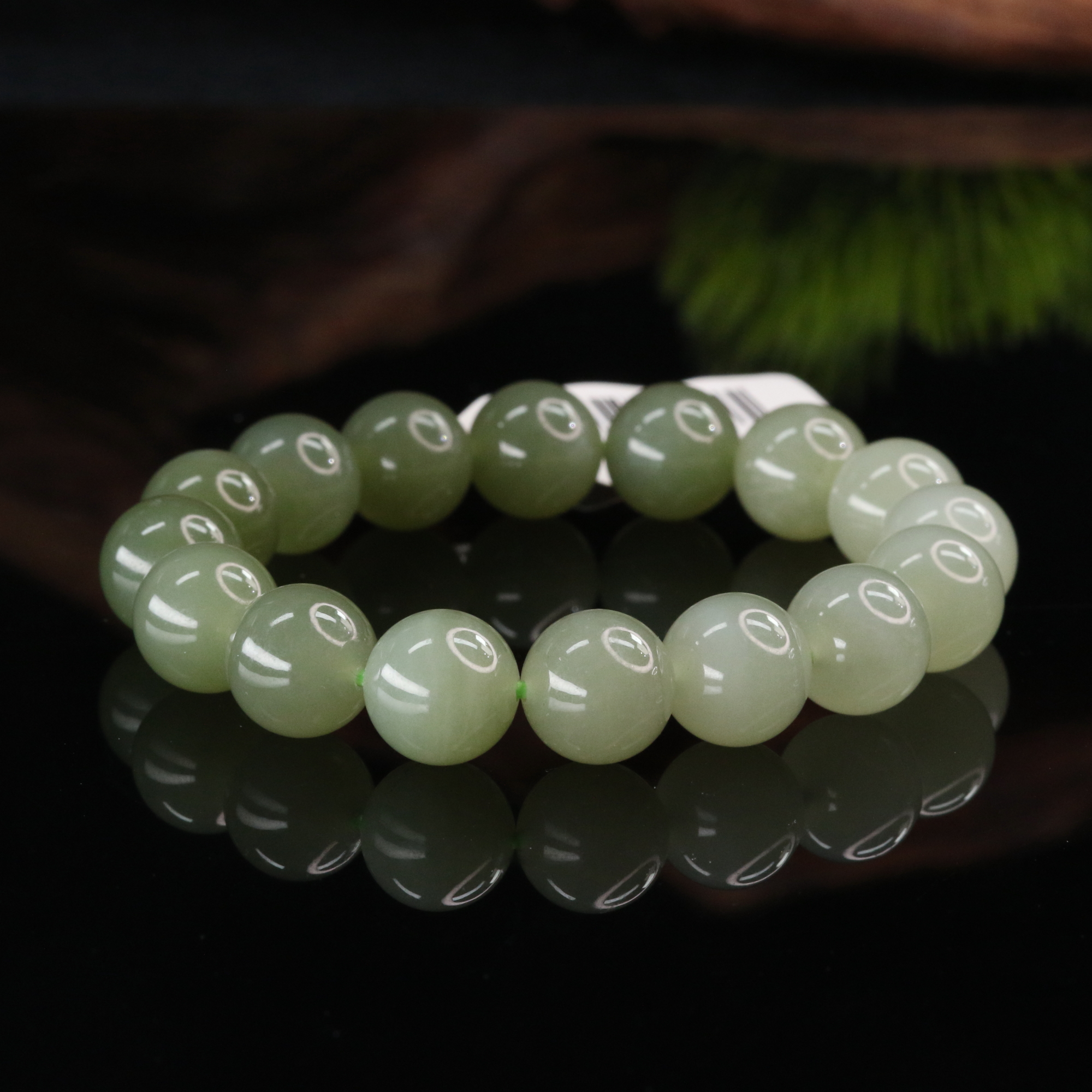 1和田玉渐变手串/000714北京中保拍卖