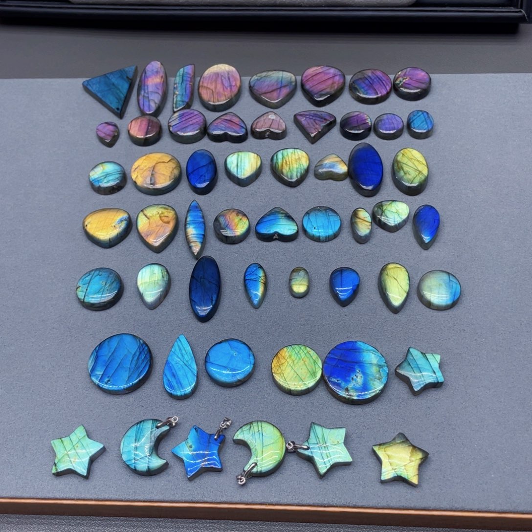 阿***_颈饰长石银S925镶嵌