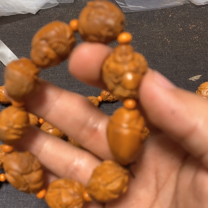 橄榄核手串/手链橄榄微瑕2.1米勒