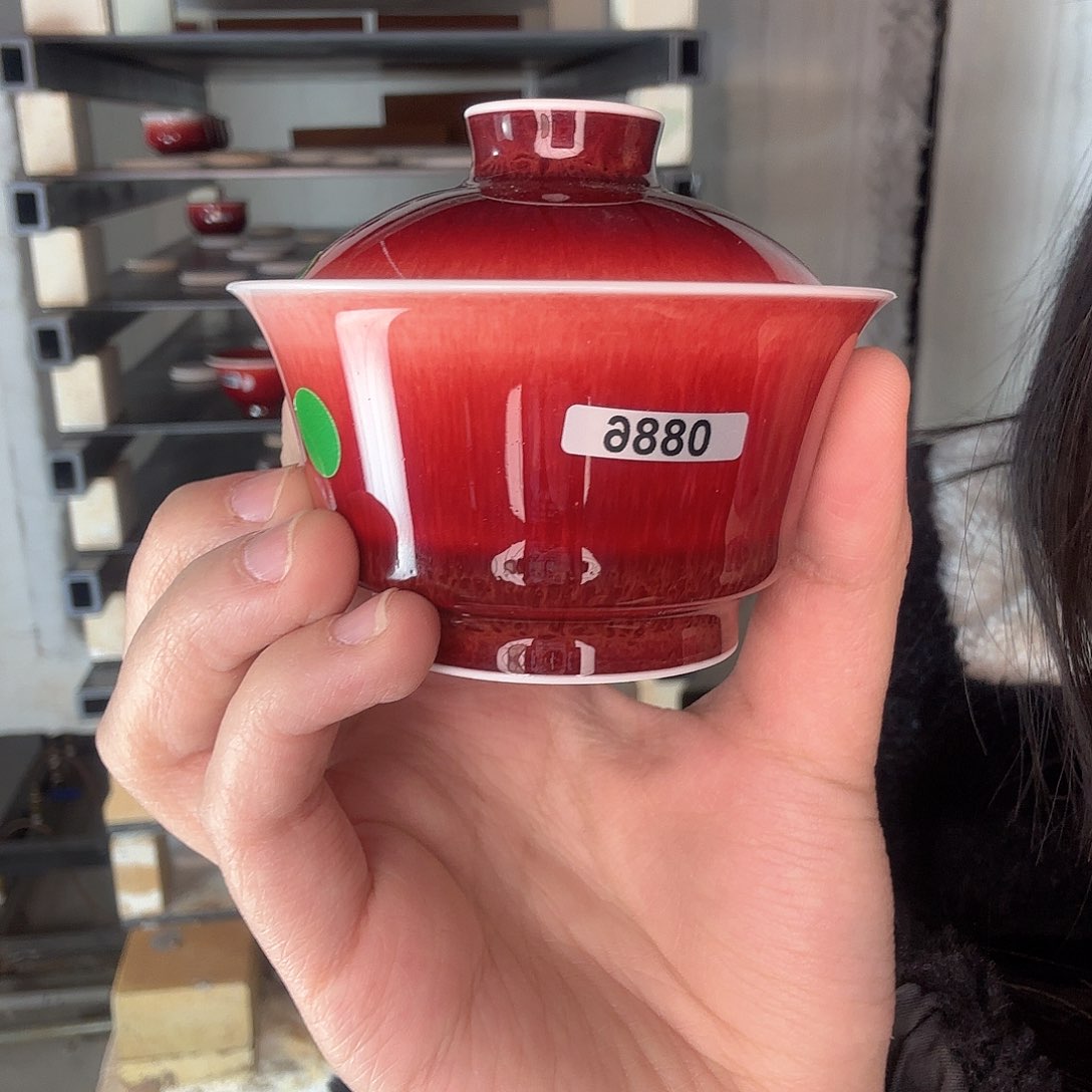 碗景德镇郎红陶瓷