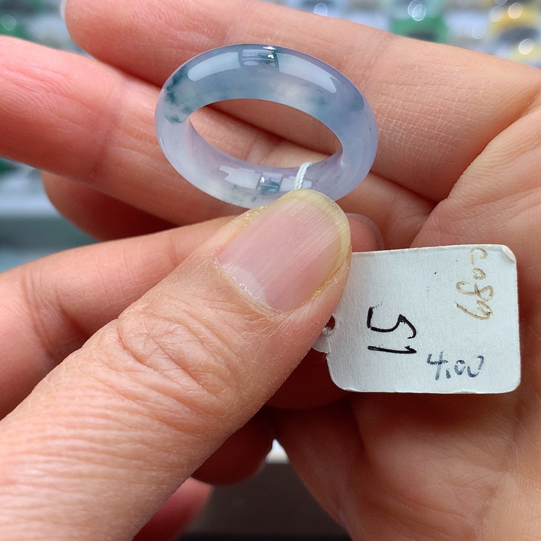 翡翠戒指未镶嵌15号