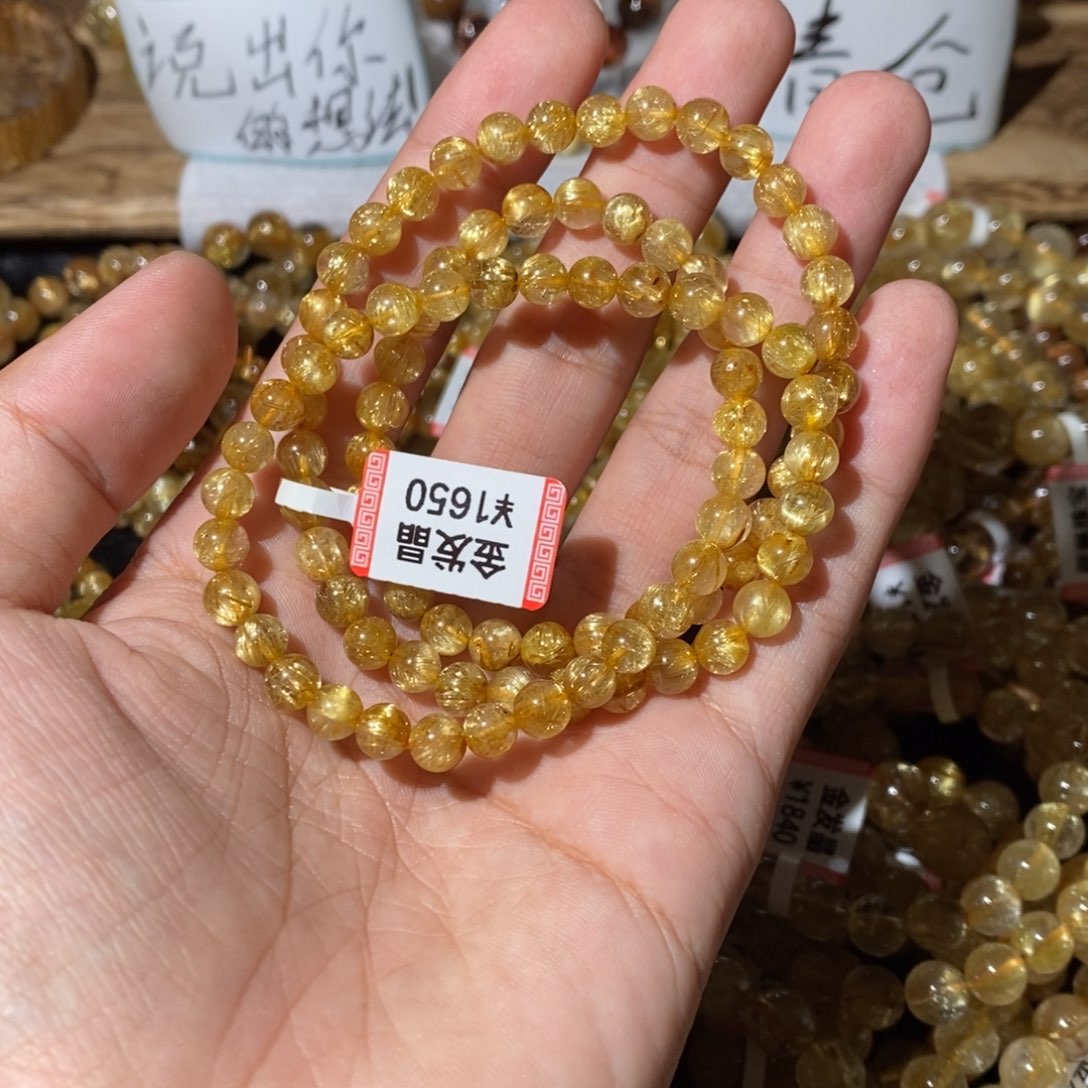 雪***夕水晶手链未镶嵌是