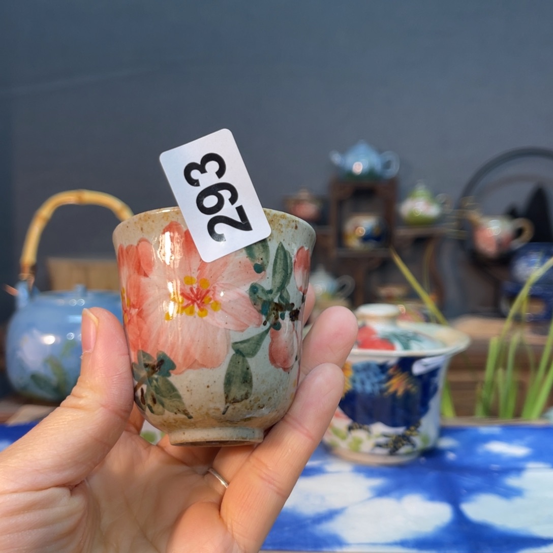 杯素浅陶瓷手工手绘