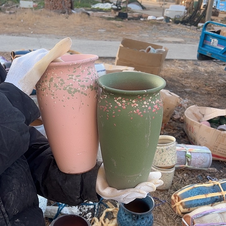 紫砂花盆高度26口14      