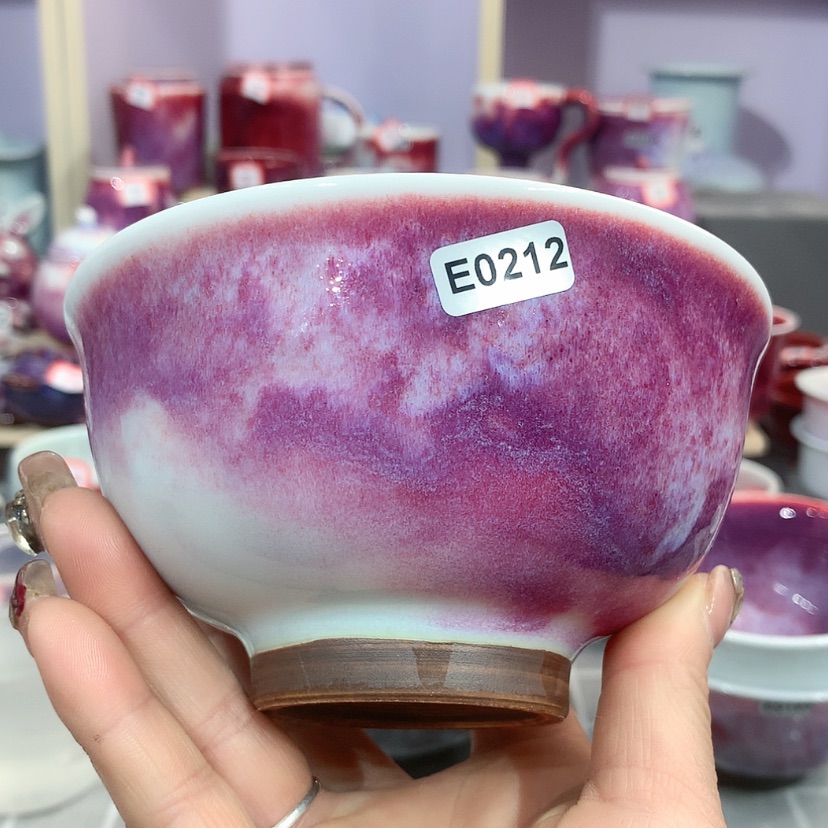 【闪购商品】钧瓷主人杯摆件工艺品