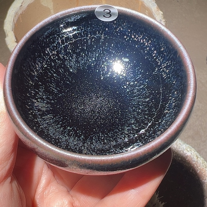 便携款瓷宋御柴烧精品主人杯