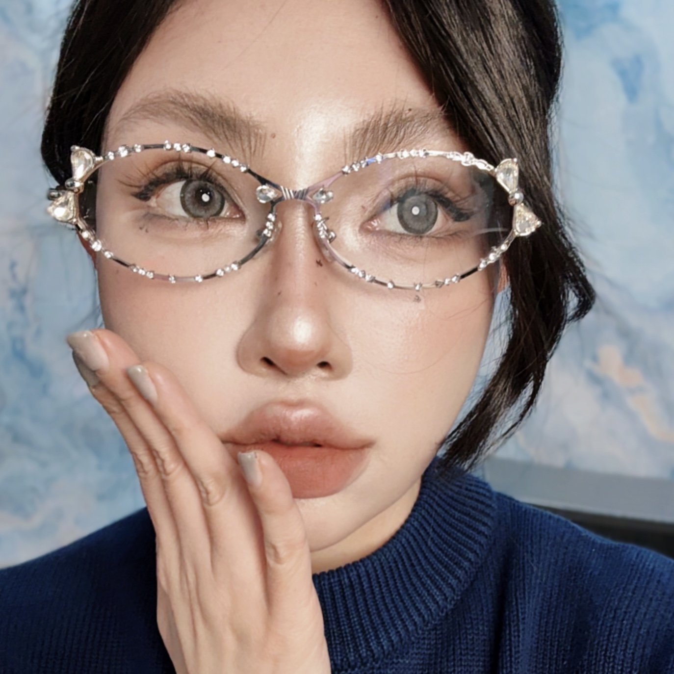 合金合成锆石项链 美丽不贵-眼镜专属链接