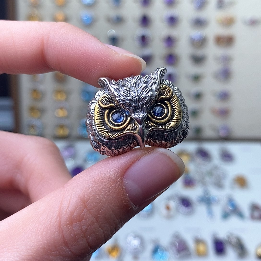 蓝宝石吊坠(不含链)银S925镶嵌（一物一证）