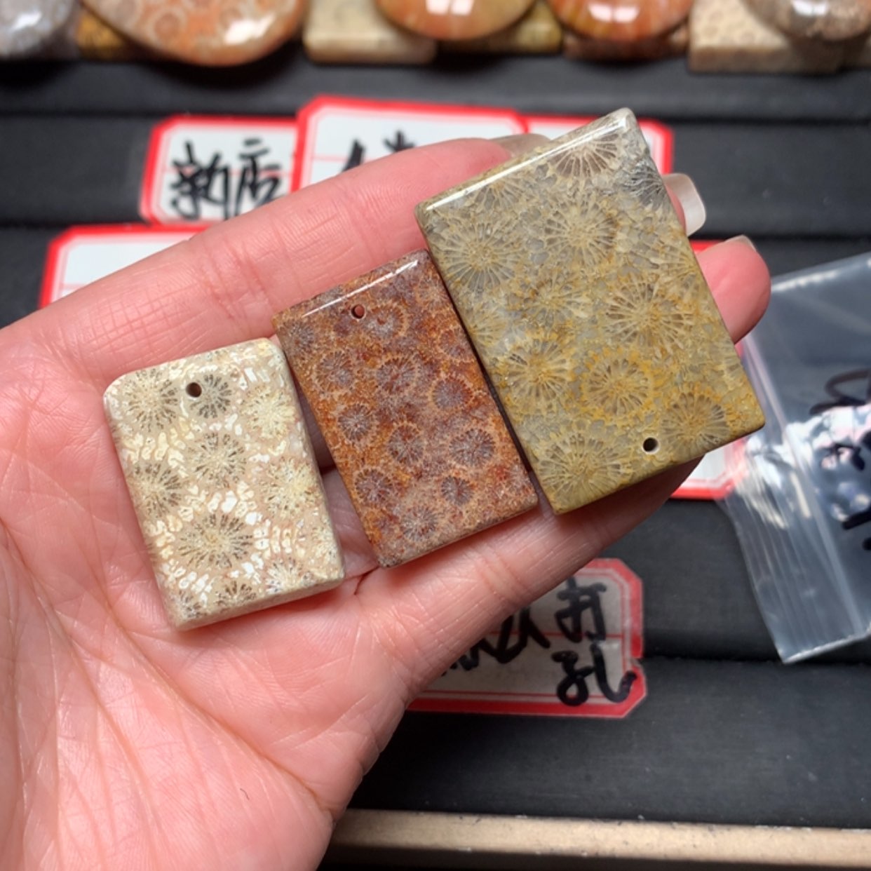 【闪购商品】硅化玉颈饰未镶嵌朱*练