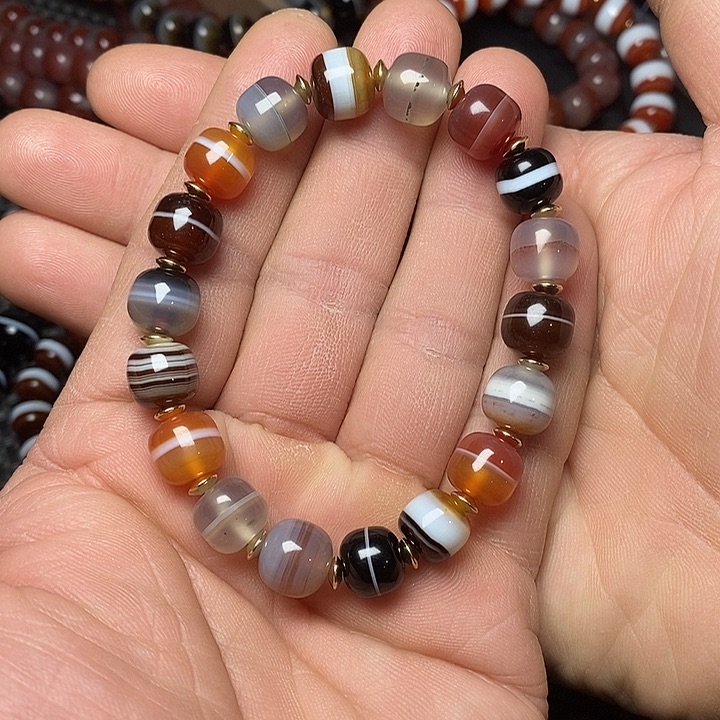 玛瑙/玉髓手链未镶嵌