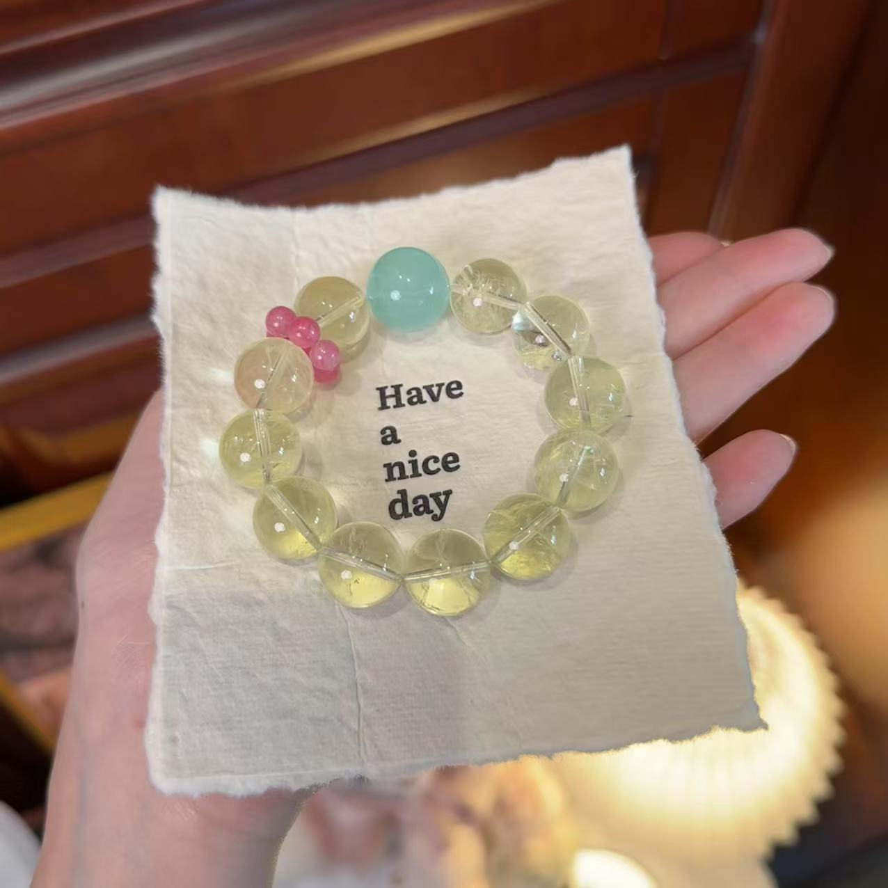 木兮手作*薄荷曼波小青柠mini版