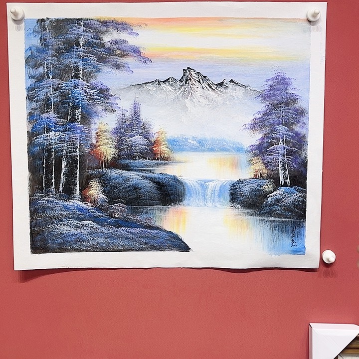 油画刘文桂老师油画作品朵任