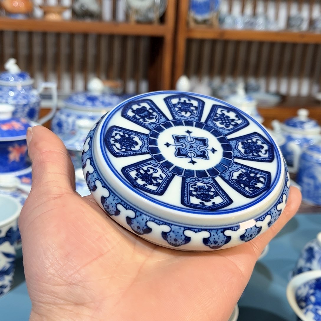 錡镇堂手工手绘盖置