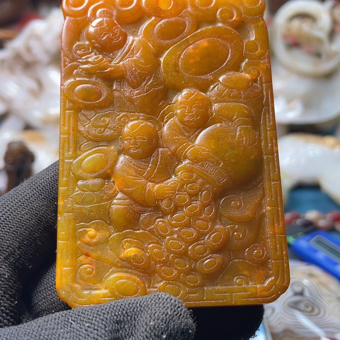 和田玉（糖玉）未镶嵌颈饰