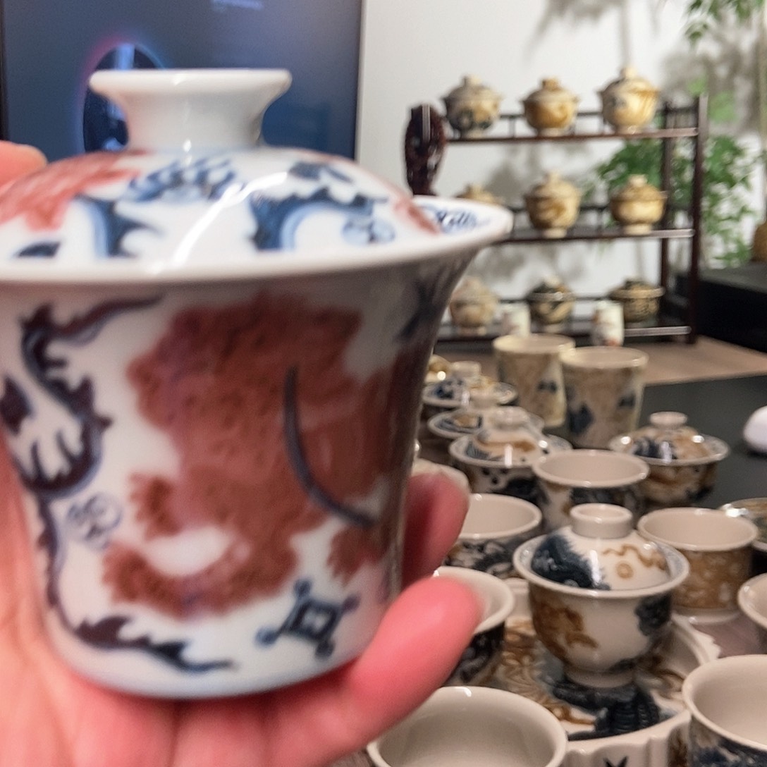 盖碗L****.景德镇陶瓷茶具茶具