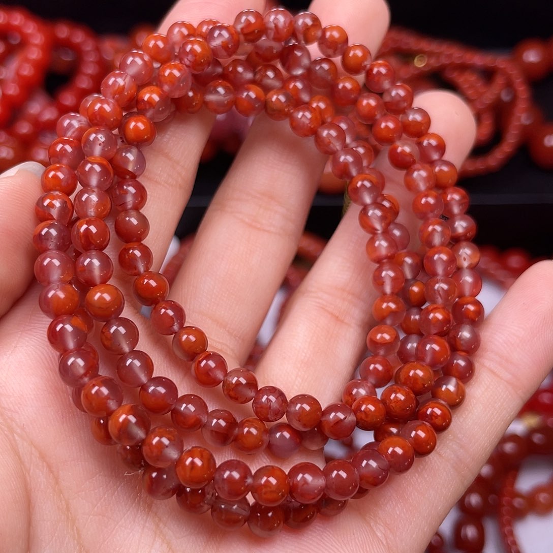 未镶嵌手链南红玛瑙