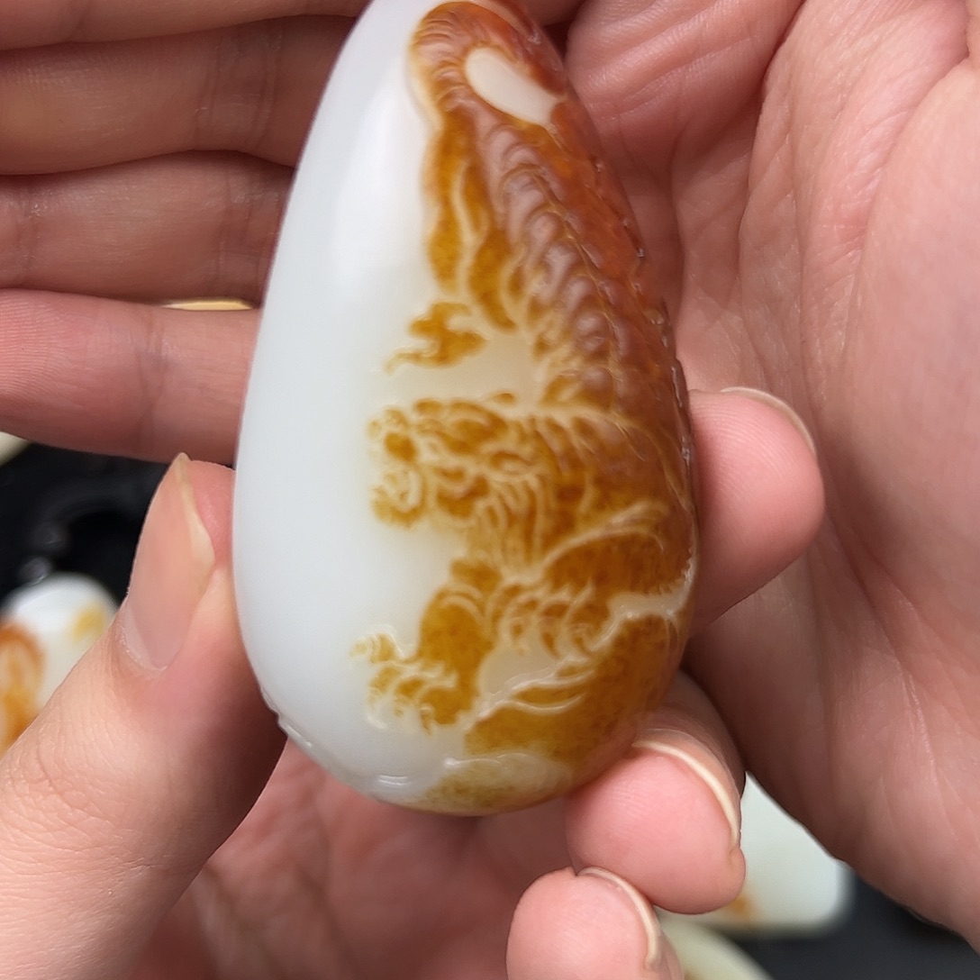 银S925皮雕工艺如虎添翼