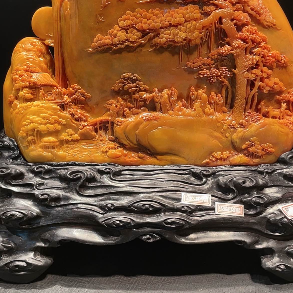 【闪购商品】寿山石用****4山水摆件工艺品