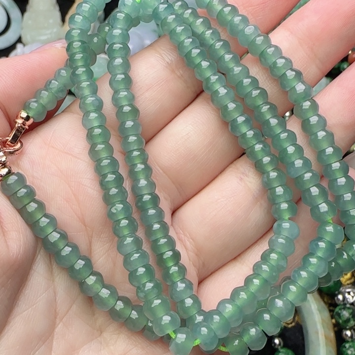 翡翠未镶嵌颈饰天然A货188