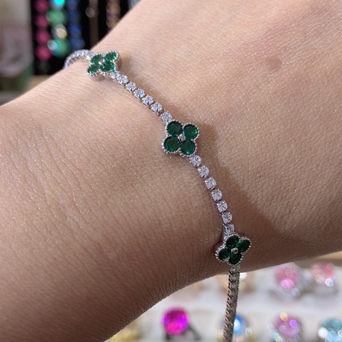 66锆石（处理）手链