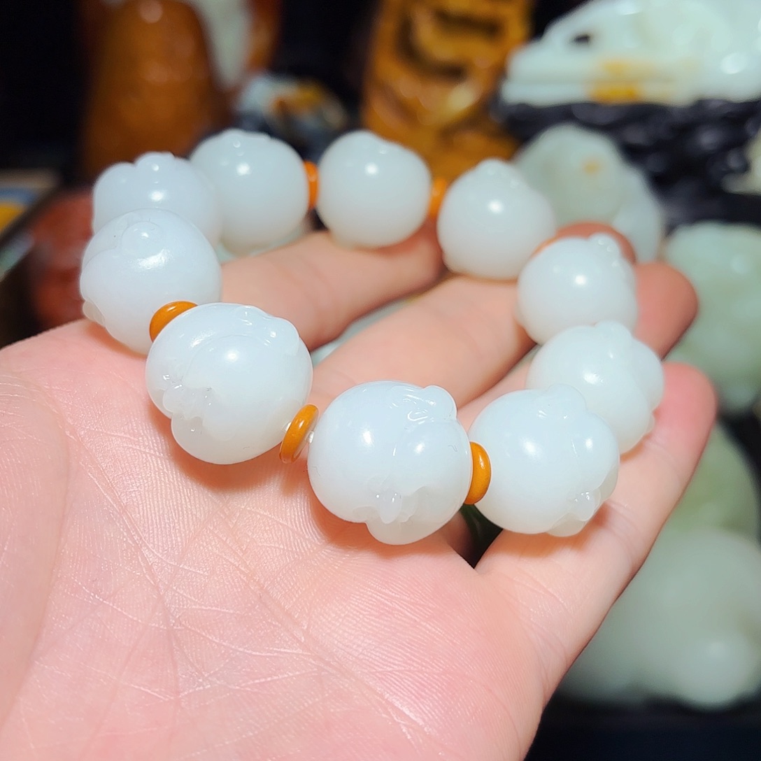 和田玉挂件未镶嵌.**孙