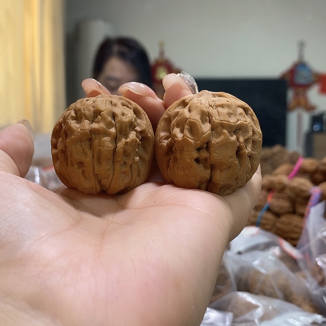 把件文玩核桃37甲骨文