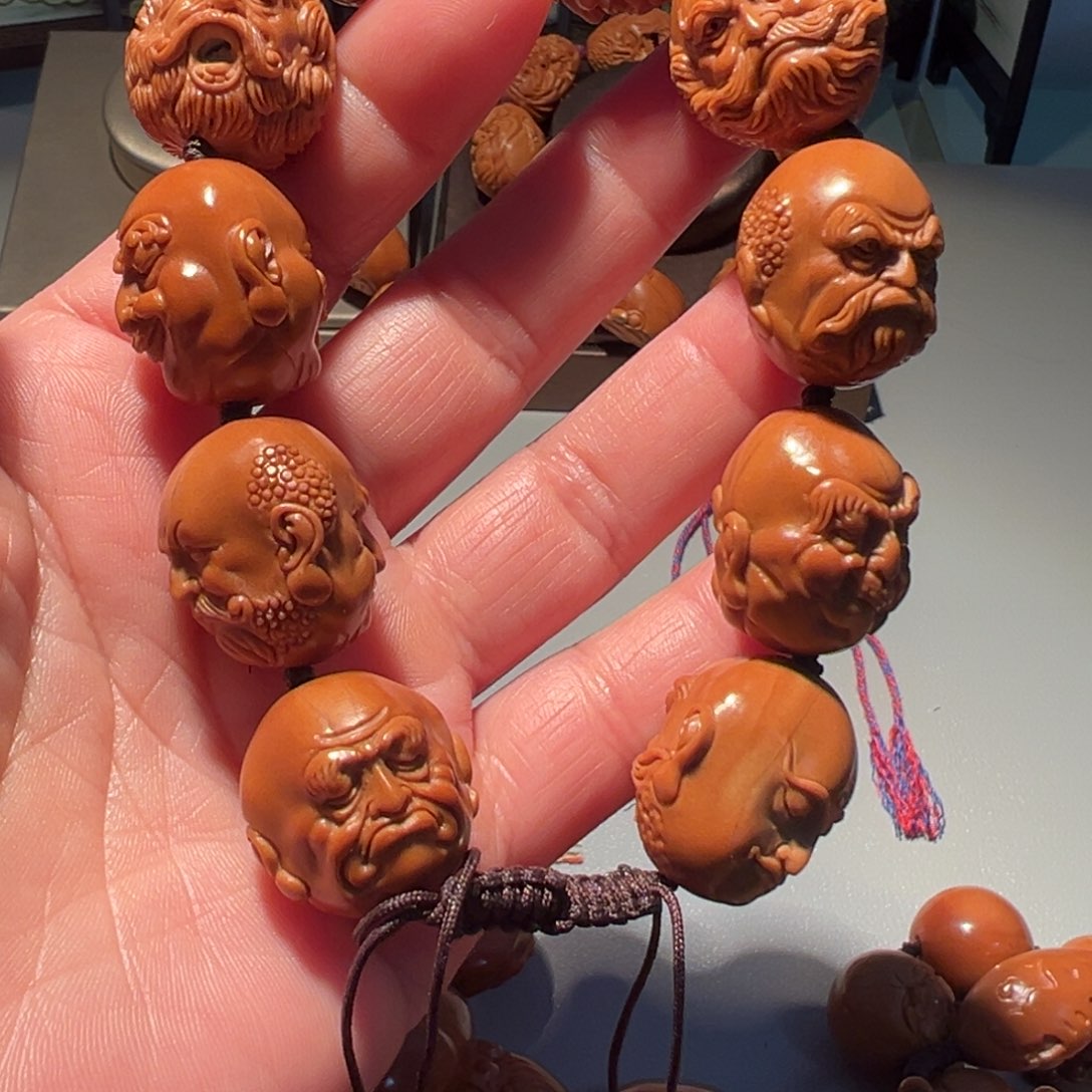 橄榄核手串/手链釔*罗汉头