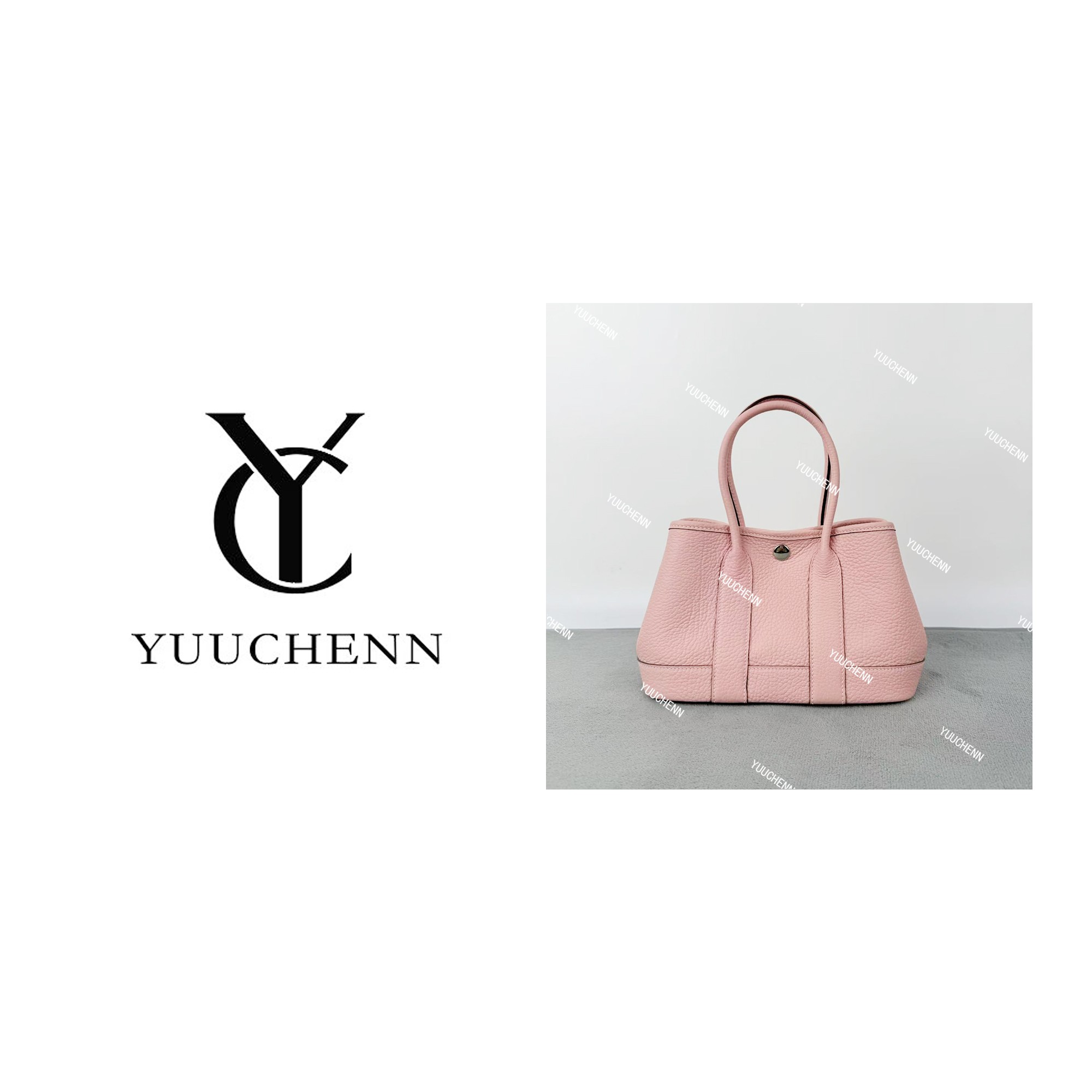 YUUCHENN【手工定制】23cm原创设计高定真皮包 HH6246