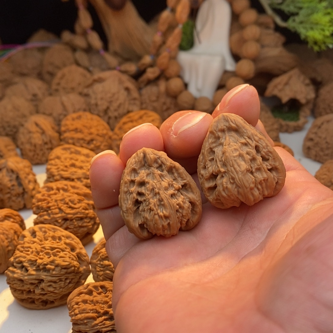 把件文玩核桃南将佛肚34