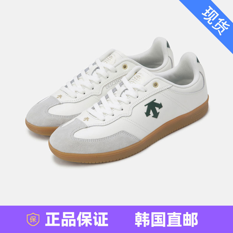 DESCENTE/迪桑特新款百搭复古德训鞋休闲运动鞋小白鞋SQ123LSN16