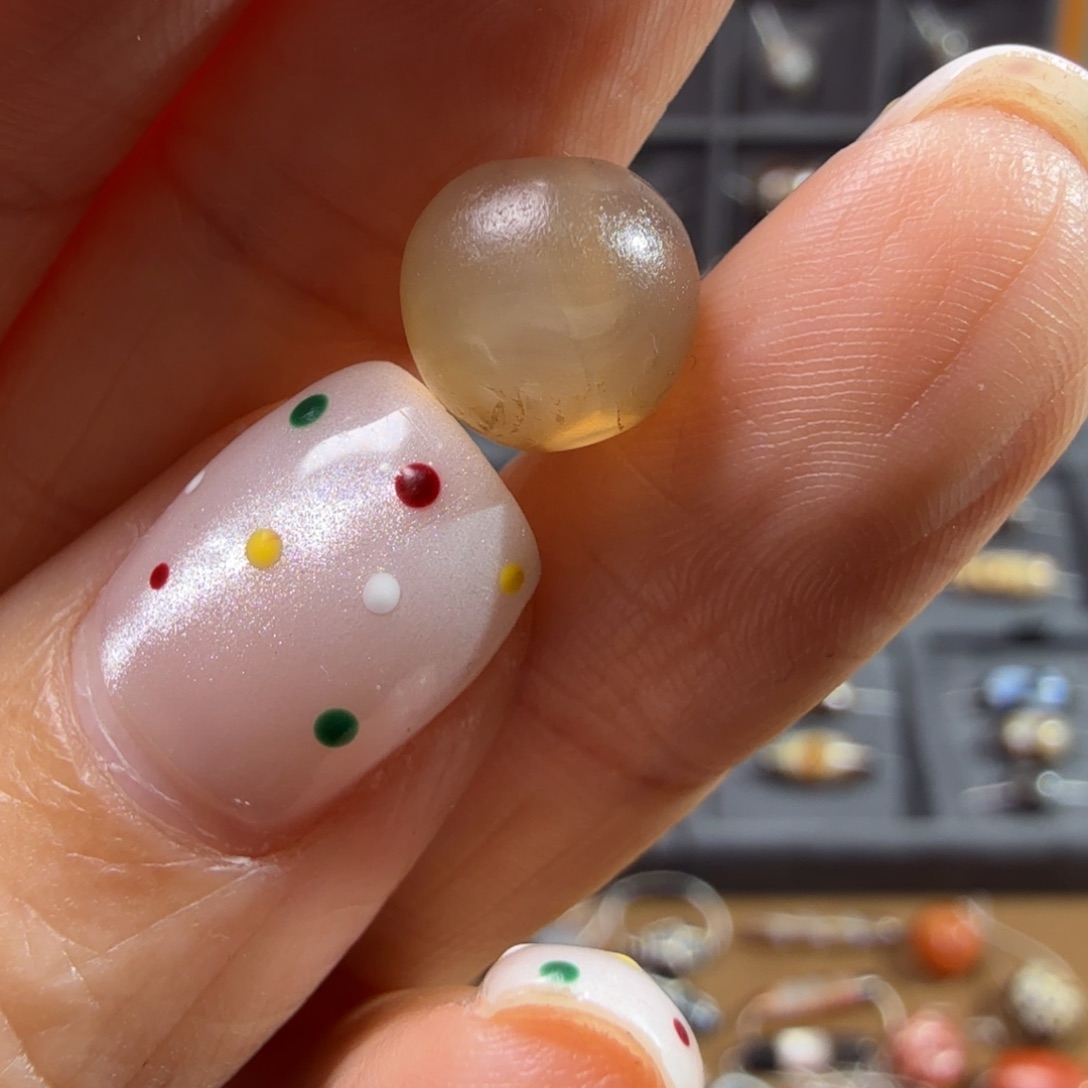 石英质玉未镶嵌糖球