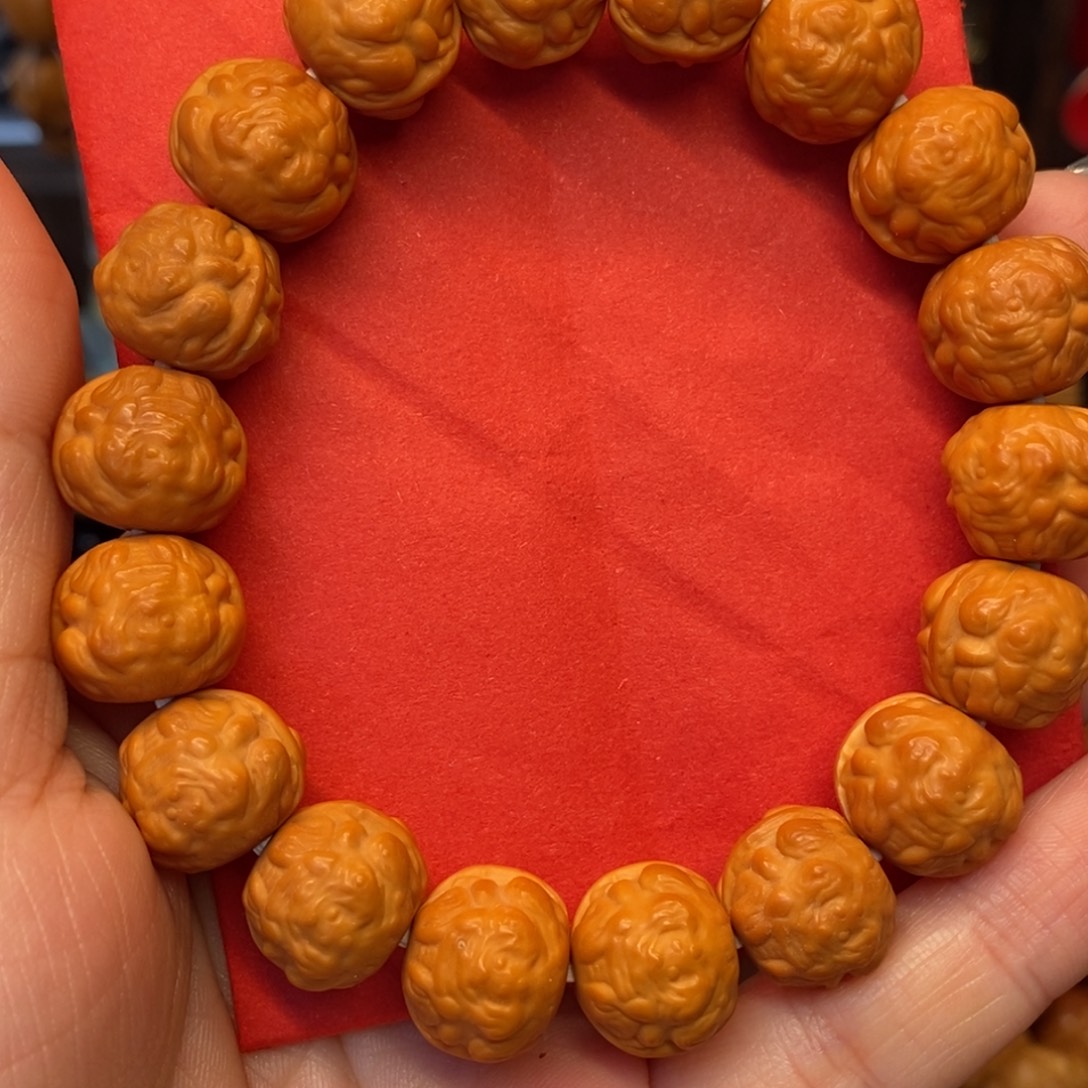 手串/手链橄榄核猴头材质蟾王